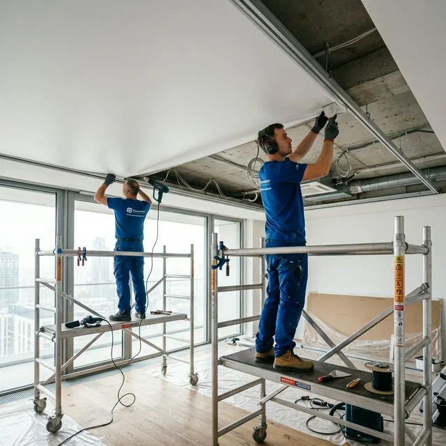 Монтаж потолка